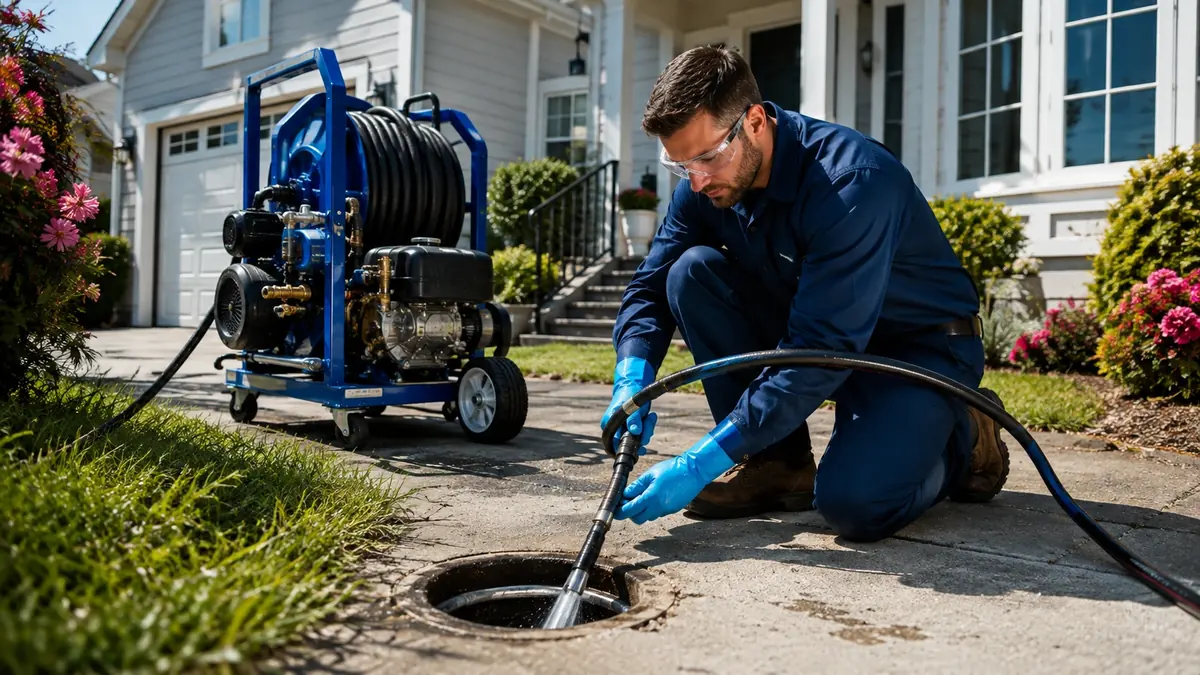 Residential Hydro Jet Drain Cleaning in Castaic