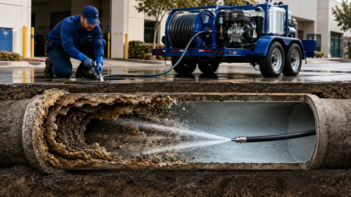 Sewer Pipe Descaling in Castaic
